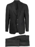 Tagliatore single-breasted virgin wool suit - Grey
