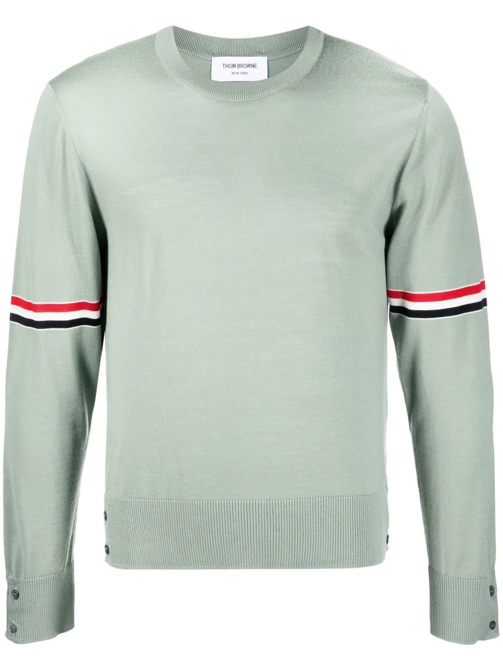 

Thom Browne RWB-stripe jumper - Green