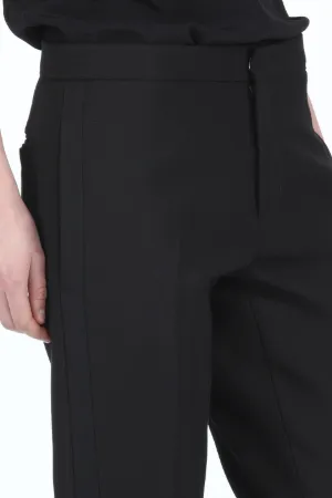Cropped Straight-Leg Trousers
