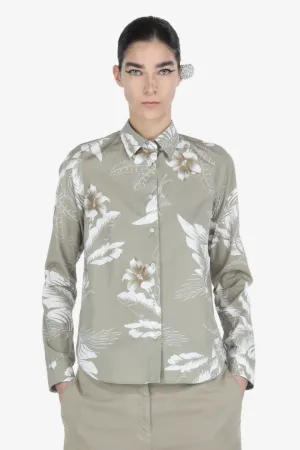 Floral-Print Shirt