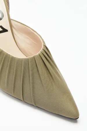 Mesh-Trimmed Mules