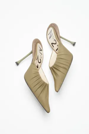 Mesh-Trimmed Mules