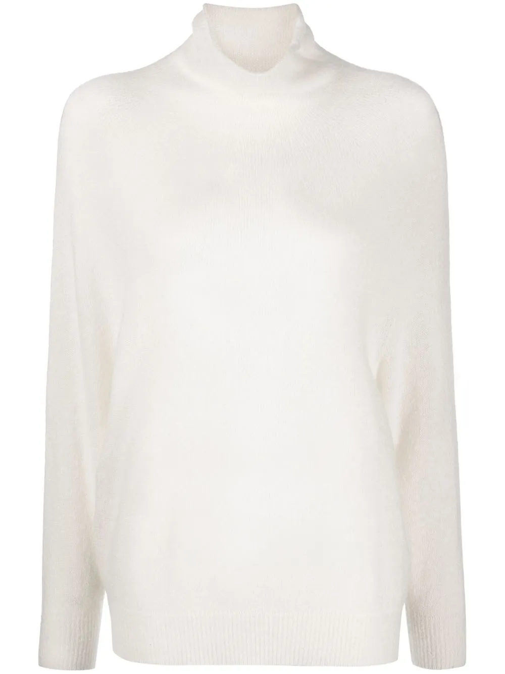 

Fabiana Filippi semi-sheer knitted jumper - Neutrals