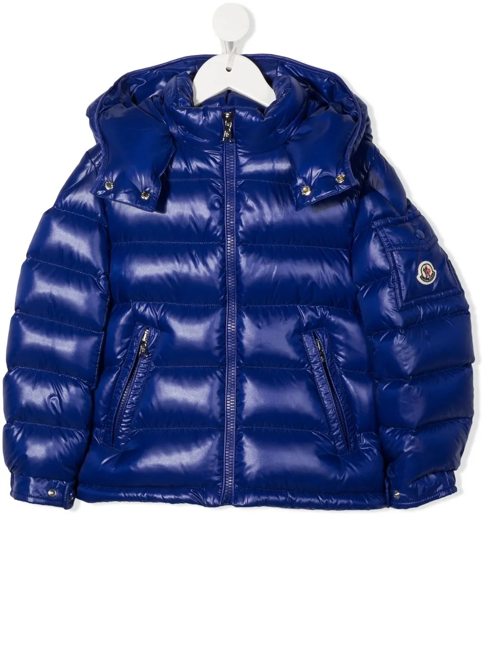 

Moncler Enfant chamarra capitonada - Azul