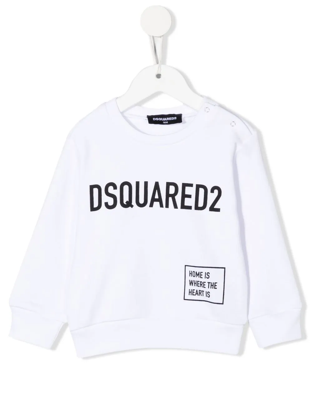 

Dsquared2 Kids logo-print long-sleeve sweatshirt - White