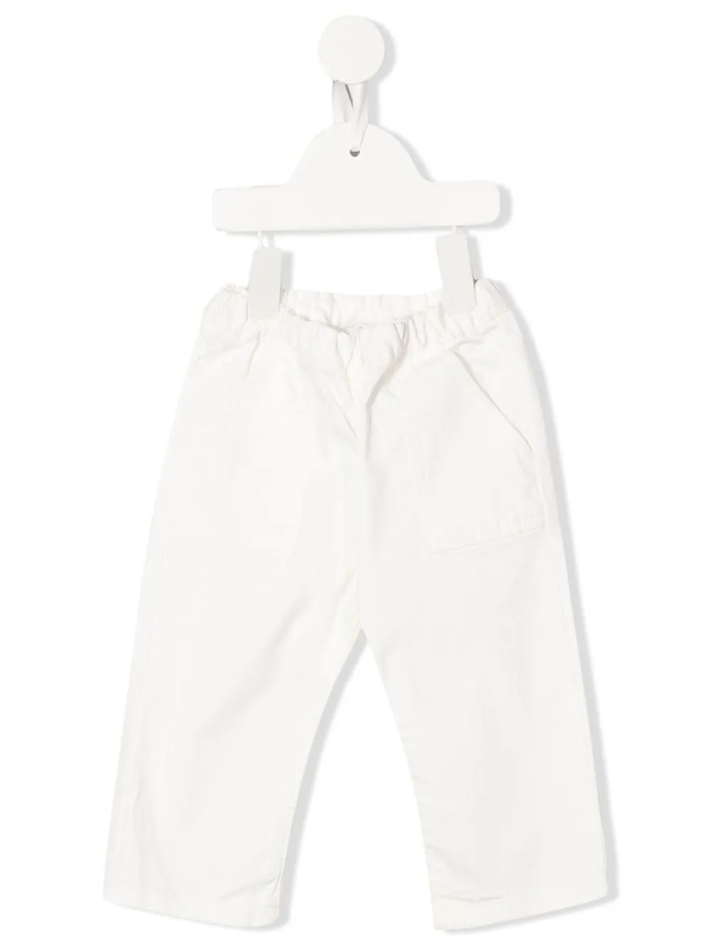 

Bonpoint elasticated-waist straight trousers - Neutrals