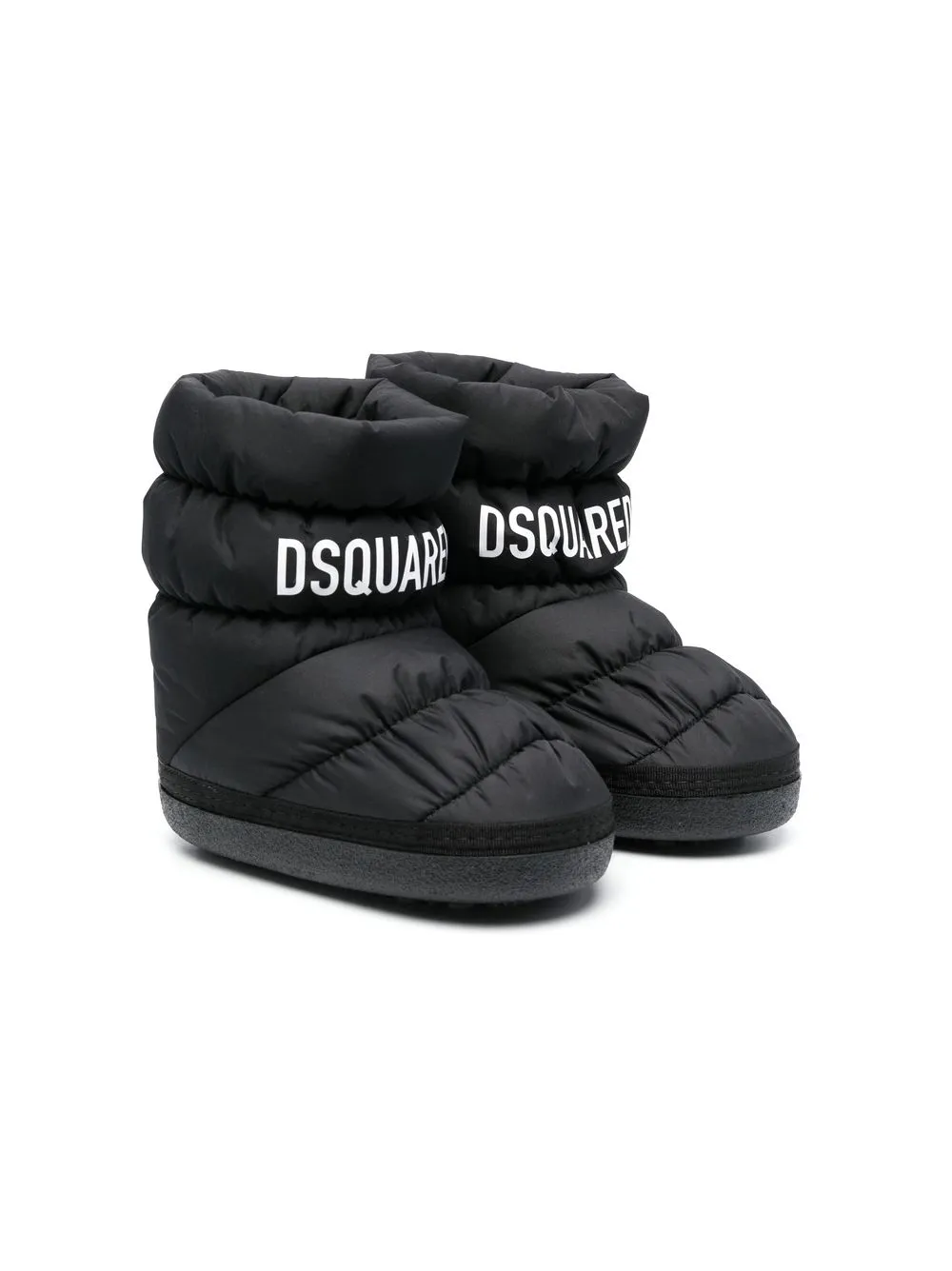 

Dsquared2 Kids botas para nieve capitonadas con logo - Negro