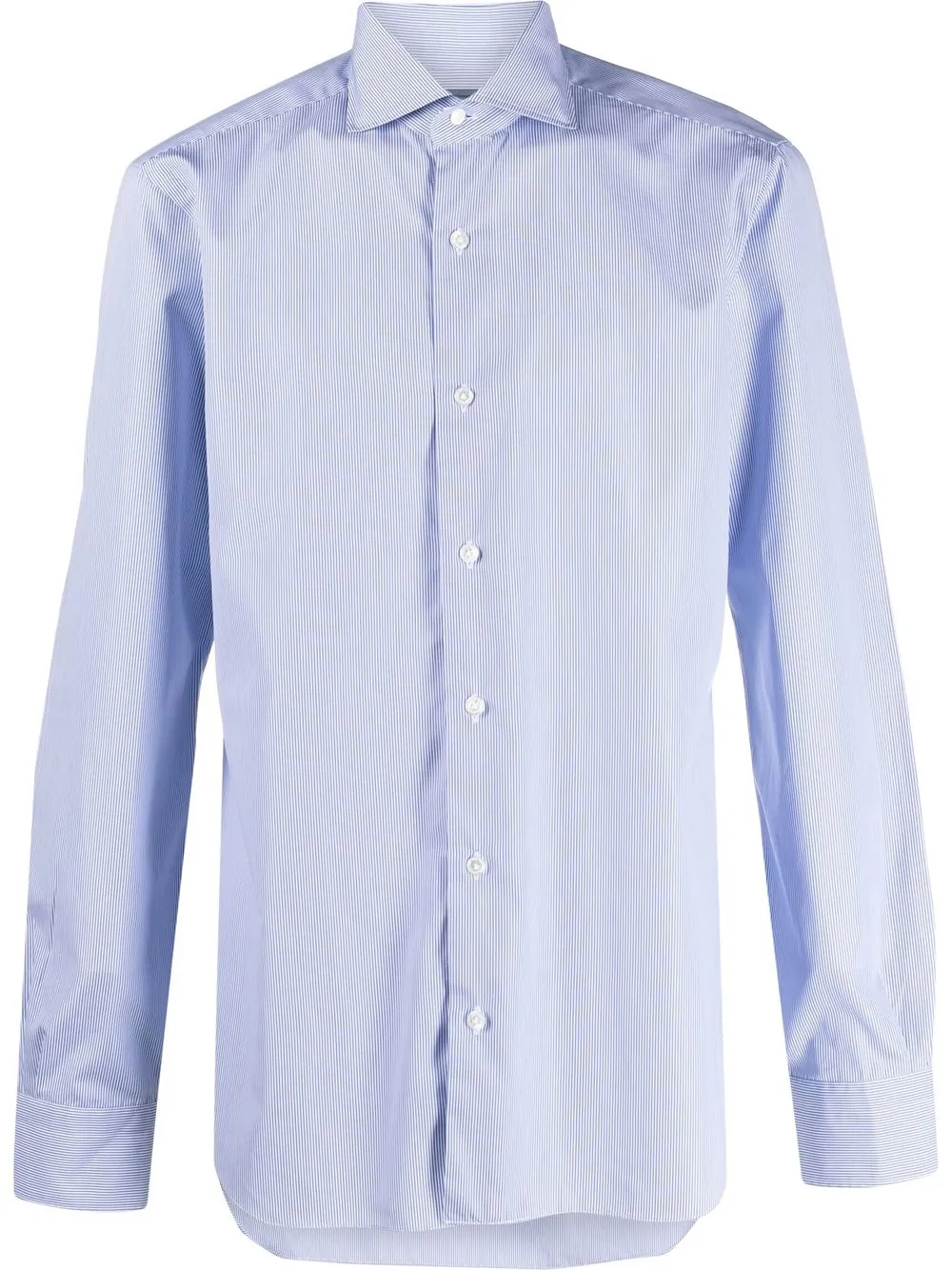 

Barba fine-stripe cotton shirt - Blue