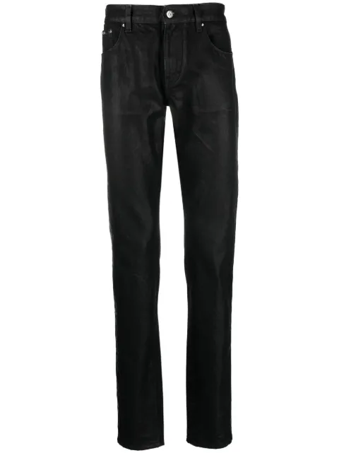 Roberto Cavalli straight-leg coated jeans