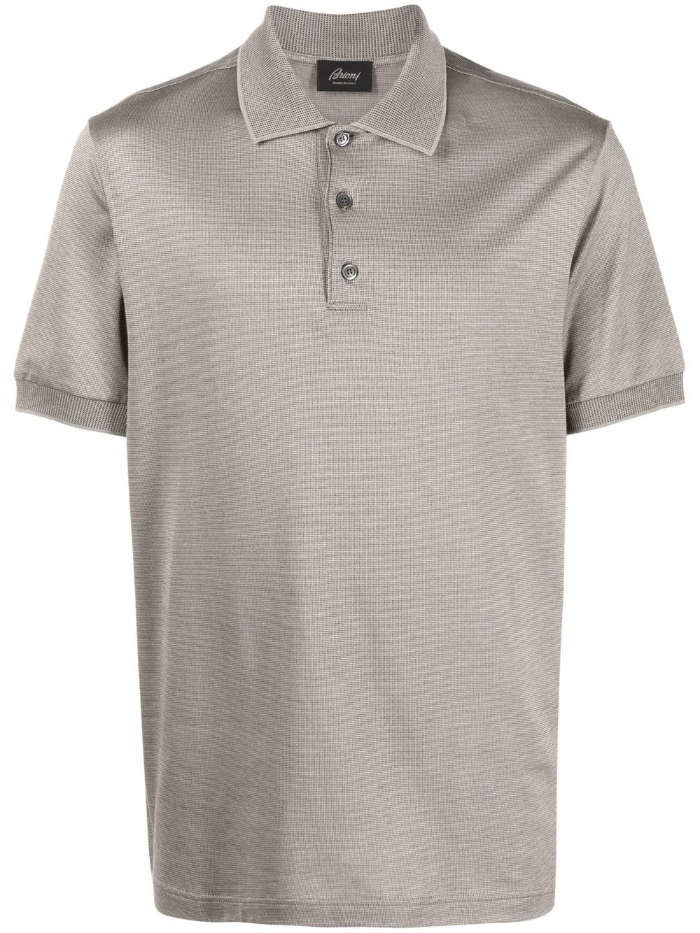 

Brioni short-sleeved polo shirt - Neutrals