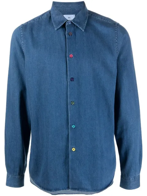 PS Paul Smith camisa de mezclilla manga larga