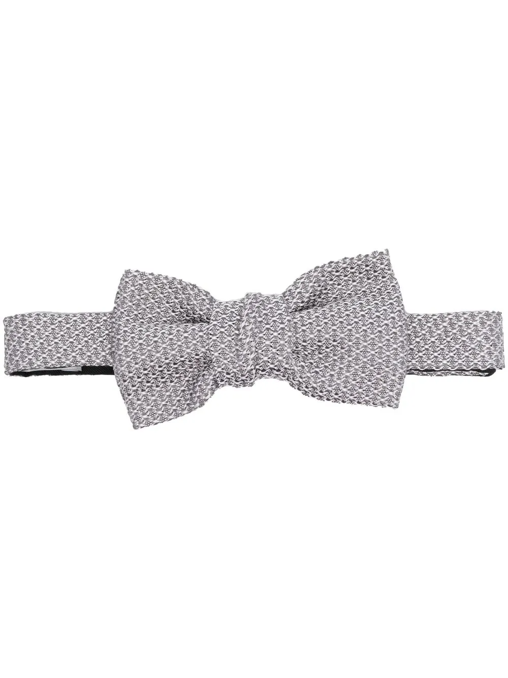 

Lanvin interwoven silk bow tie - Grey