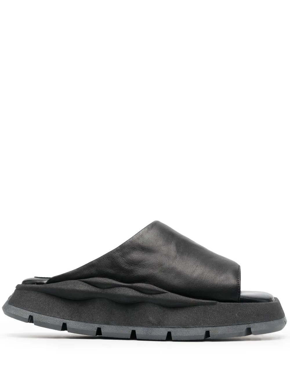 

Eytys sandalias con puntera cuadrada - Negro