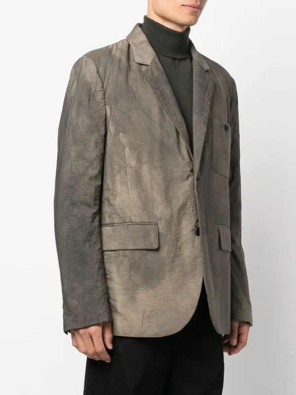 Uma Wang Faded Effect Blazer | Grey | FARFETCH