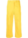 Alberto Biani wide-leg cropped trousers - Yellow