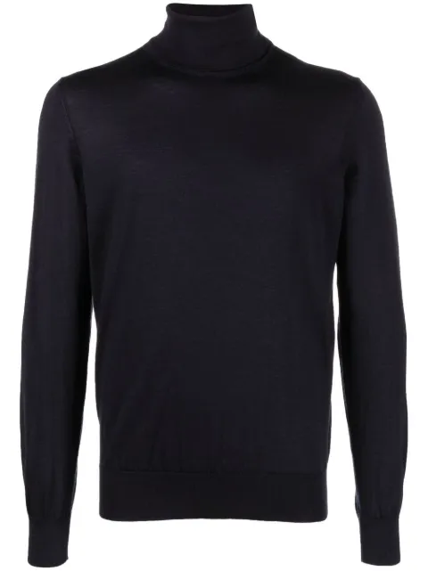 Zegna roll-neck cashmere-silk jumper