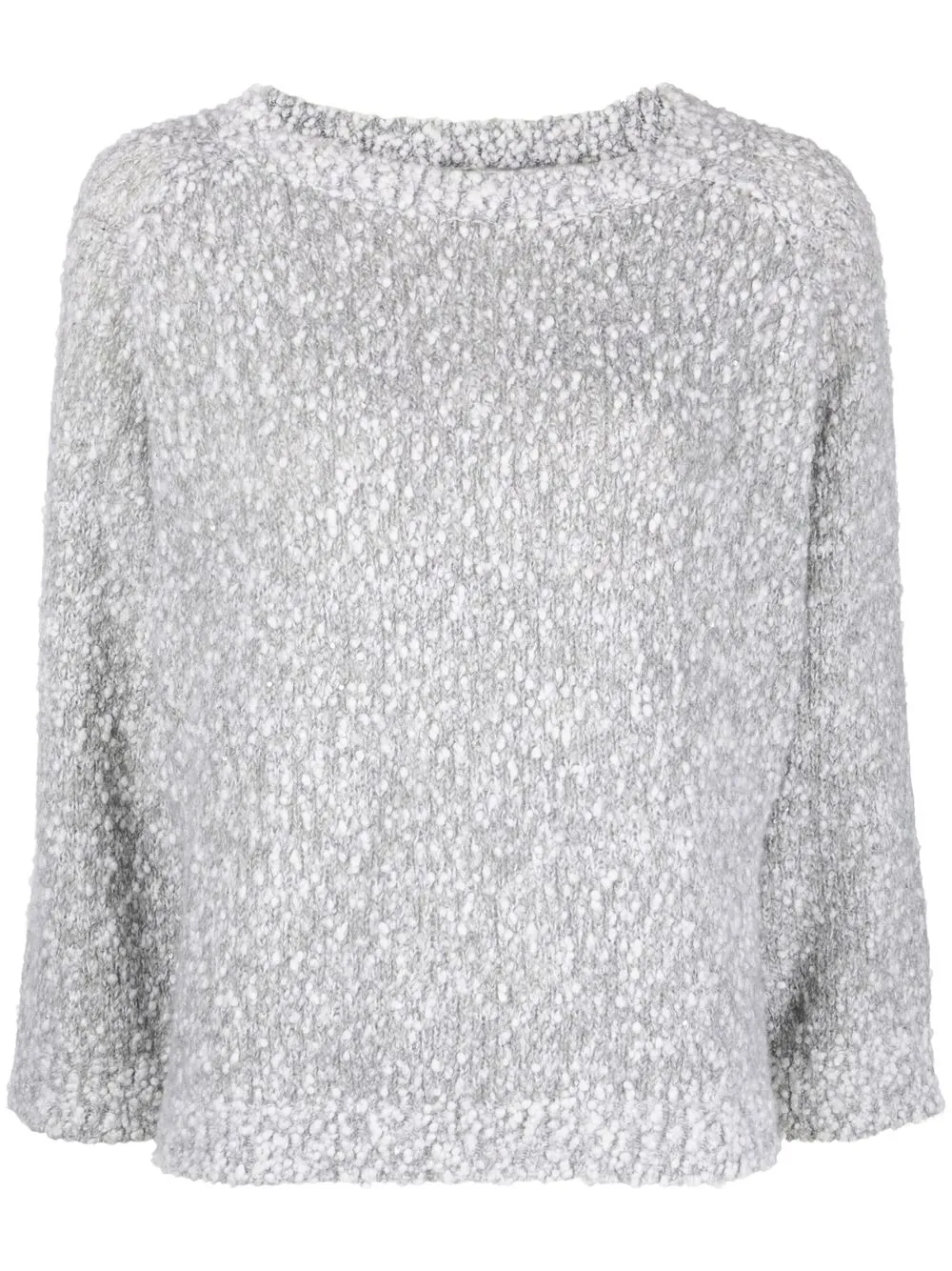 

Fabiana Filippi boat neck jumper - Grey