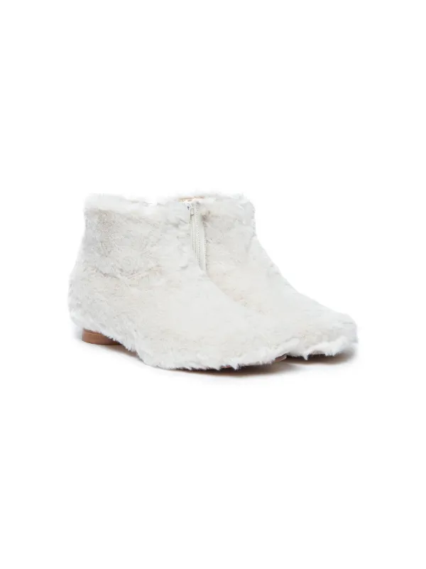 maison margiela fur boots