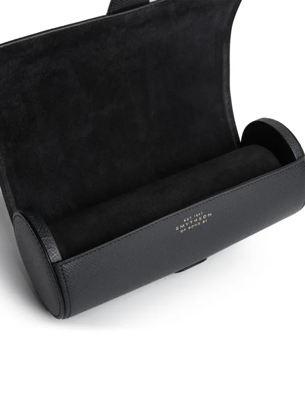 Smythson Panama ウォッチロール | ブラック | FARFETCH JP