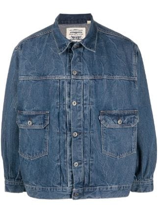 Levi's: Made & Crafted Tucked Type Two Trucker Denim Jacket - Farfetch