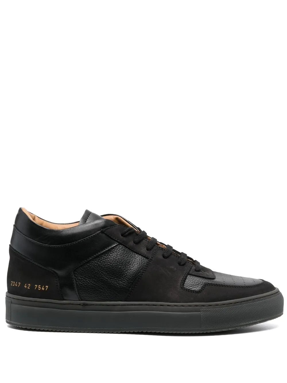 

Common Projects tenis bajos con paneles - Negro