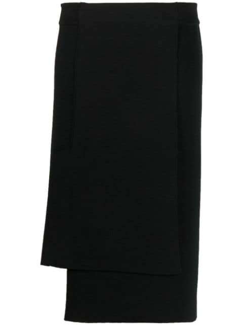 MRZ high-waisted wrap skirt 