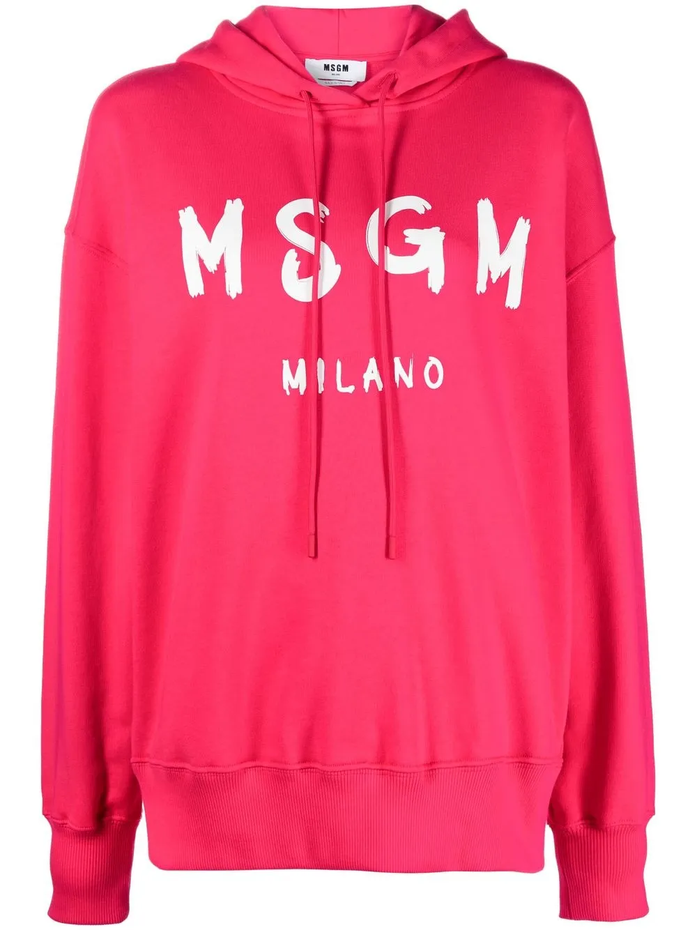 

MSGM hoodie con logo estampado - Rosado