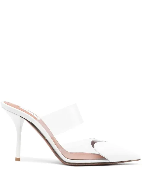 Alaïa Cœur 90mm pointed-toe mules