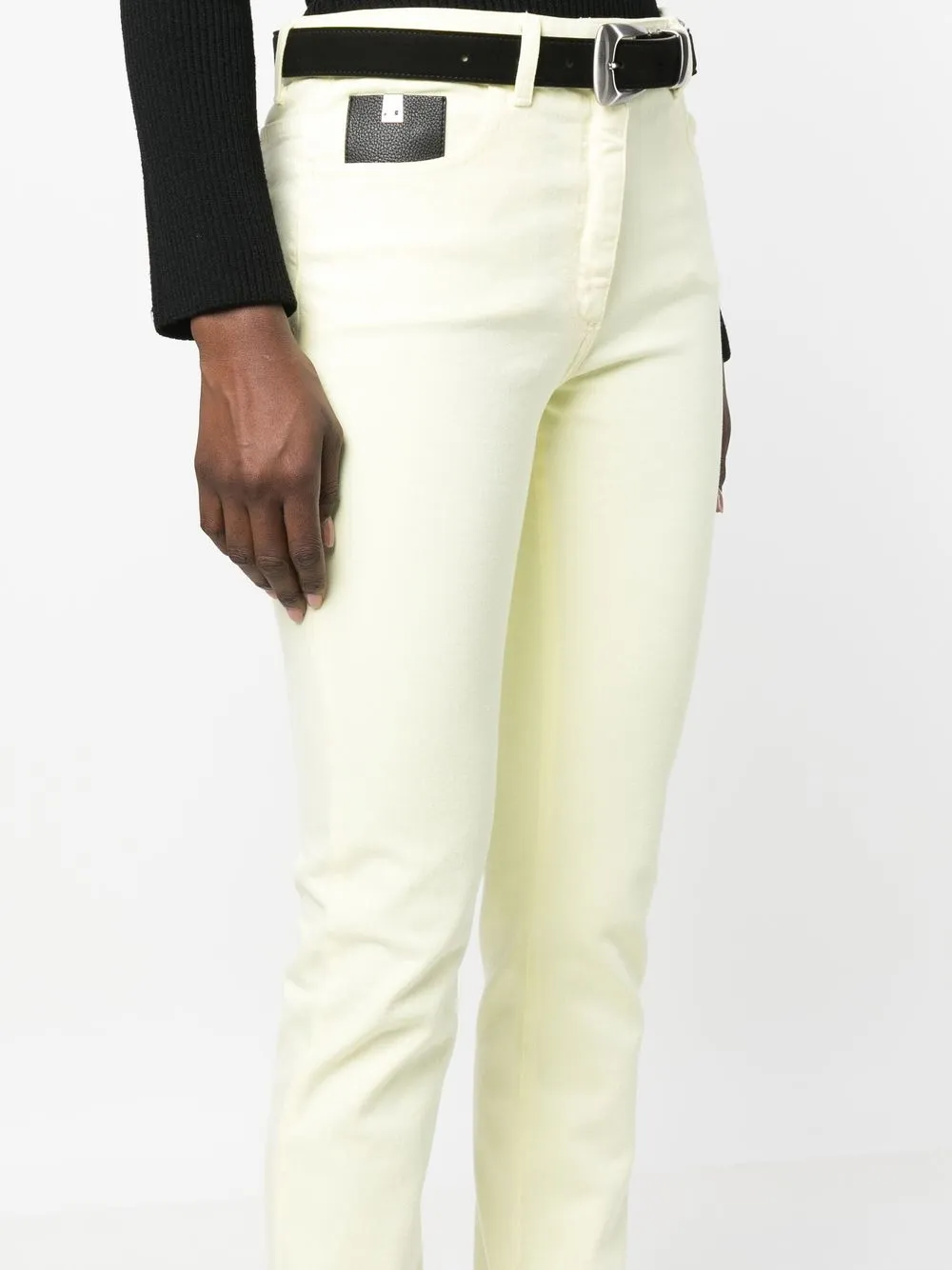 Alyx High-rise Skinny Jeans In Gelb
