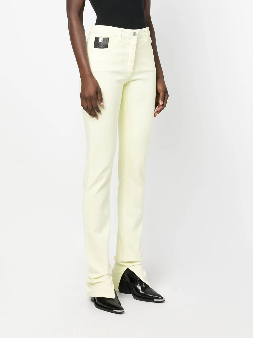 Alyx High-rise Skinny Jeans In Gelb