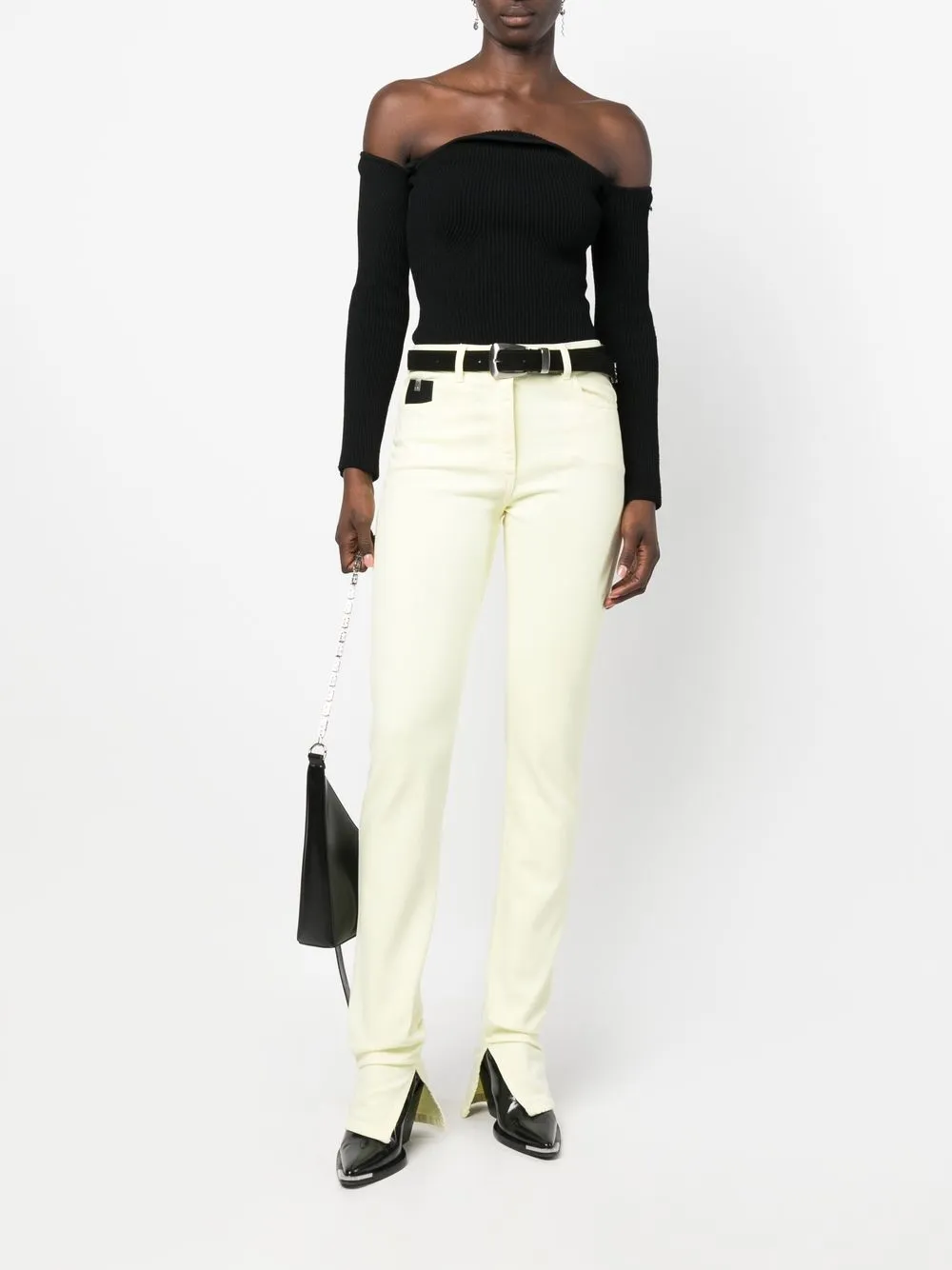 Alyx High-rise Skinny Jeans In Gelb
