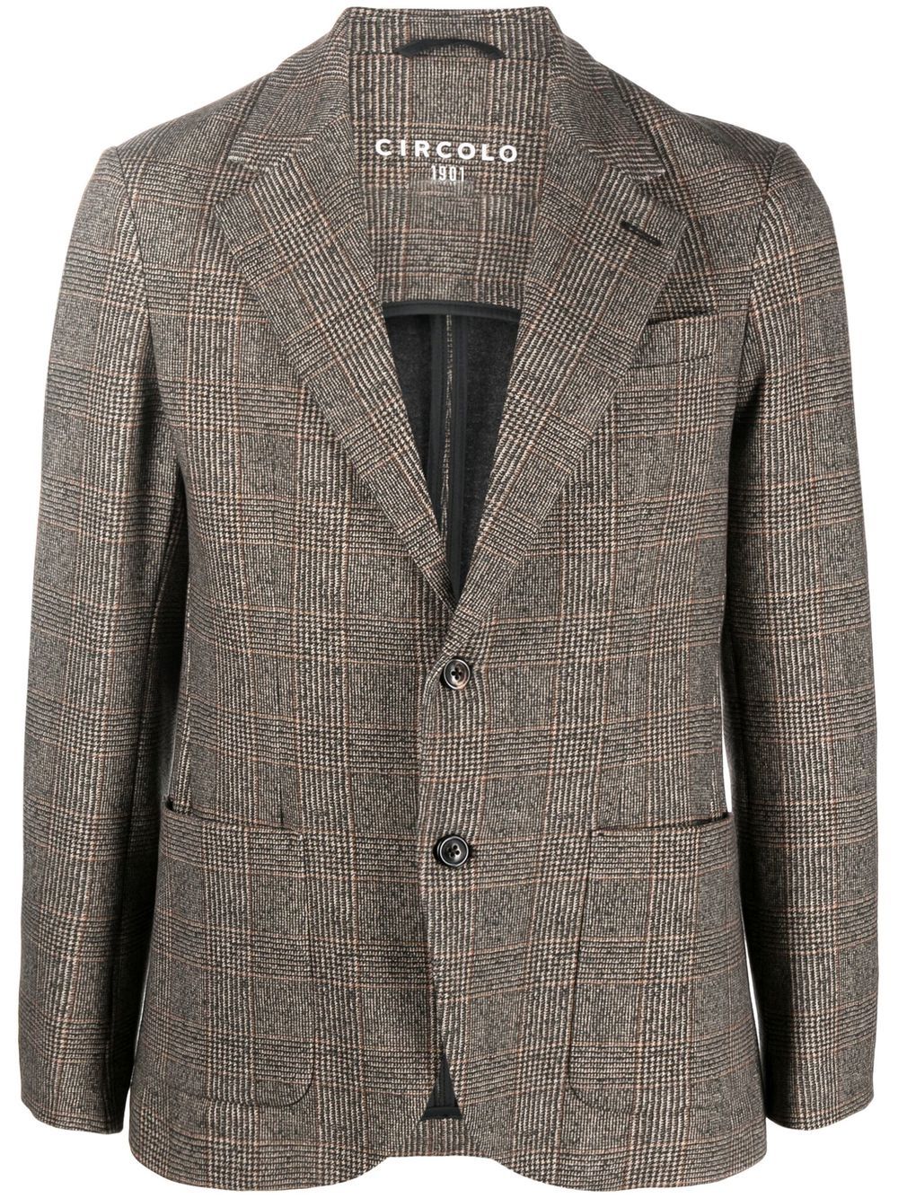 

Circolo 1901 blazer con motivo pied de poule - Neutro