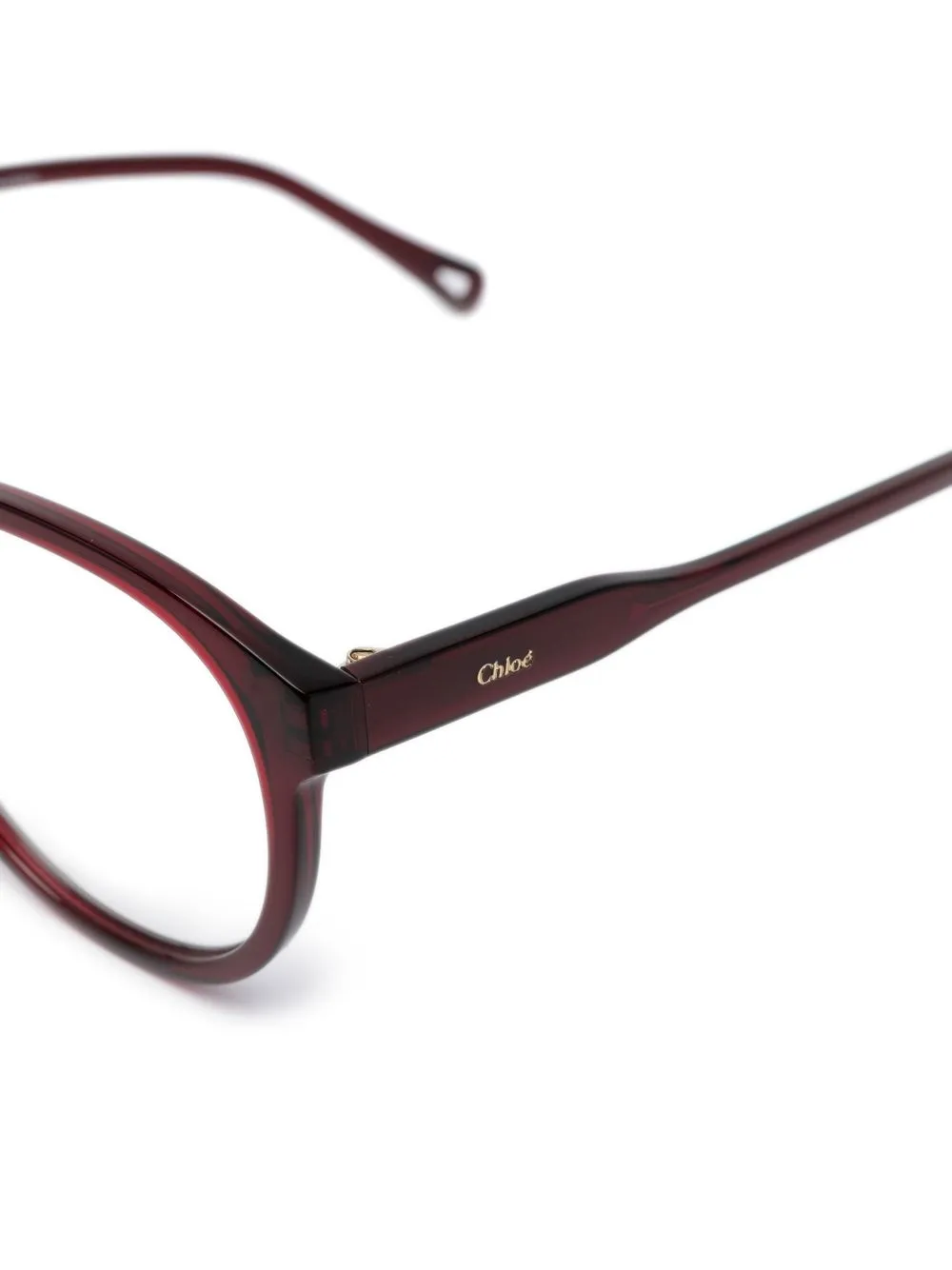  Chloé Eyewear Round-frame Glasses - Red 