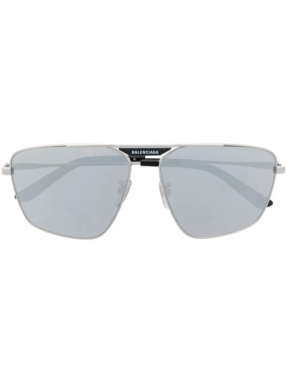 

Balenciaga Eyewear Tag 2.0 pilot-frame sunglasses - Silver