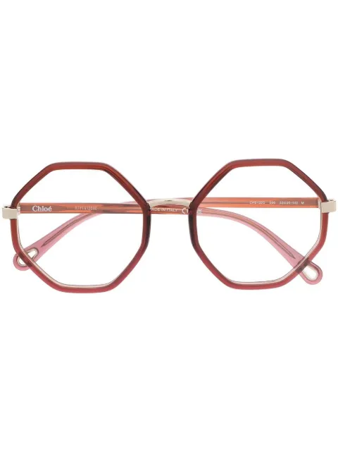 Chloé Eyewear lentes con armazón hexagonal