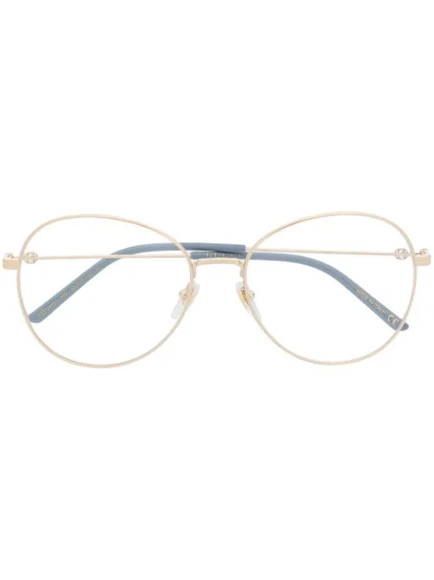 Gucci Eyewear Armação de óculos redonda
