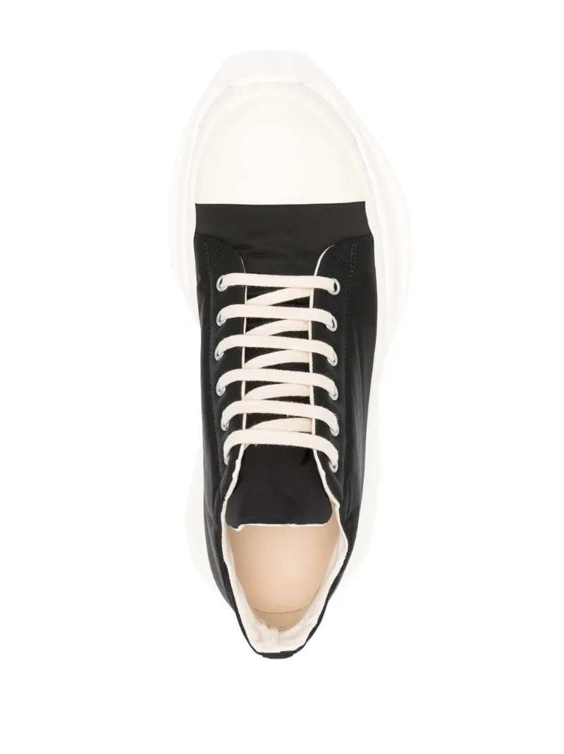 Rick Owens DRKSHDW Abstract low-top sneakers 911 black milk milk