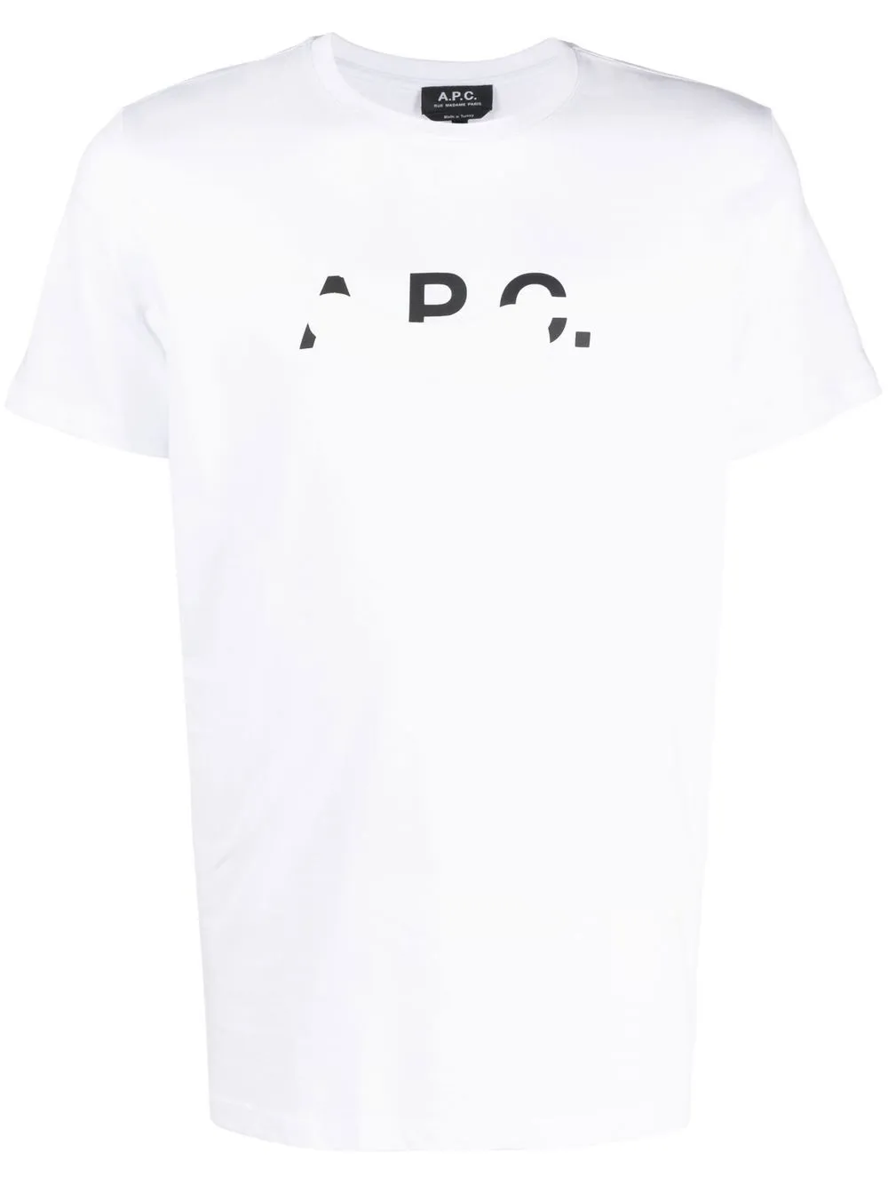 

A.P.C. Shibuya logo print T=shirt - White
