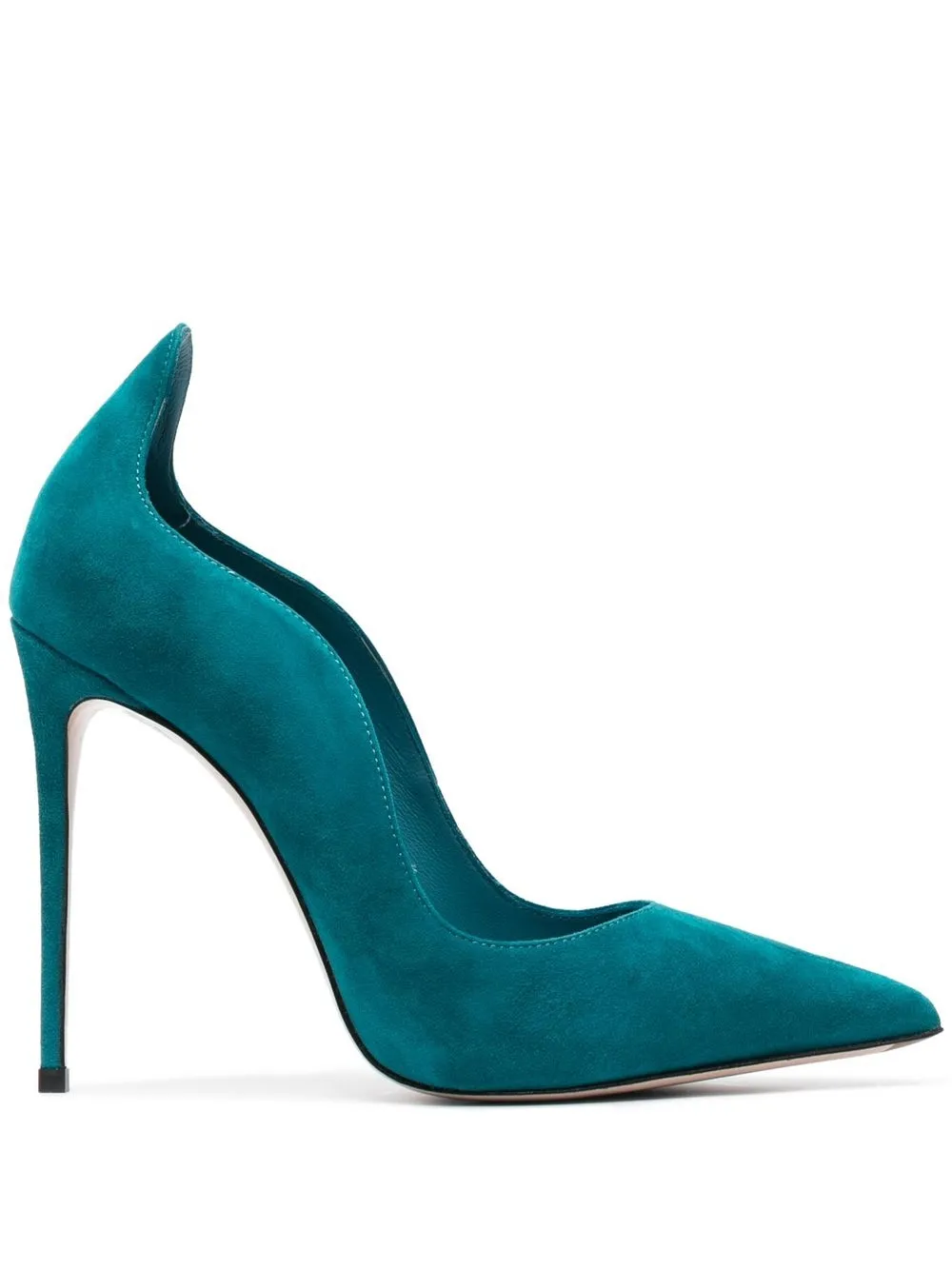 

Le Silla Ivy 120mm scalloped pumps - Blue