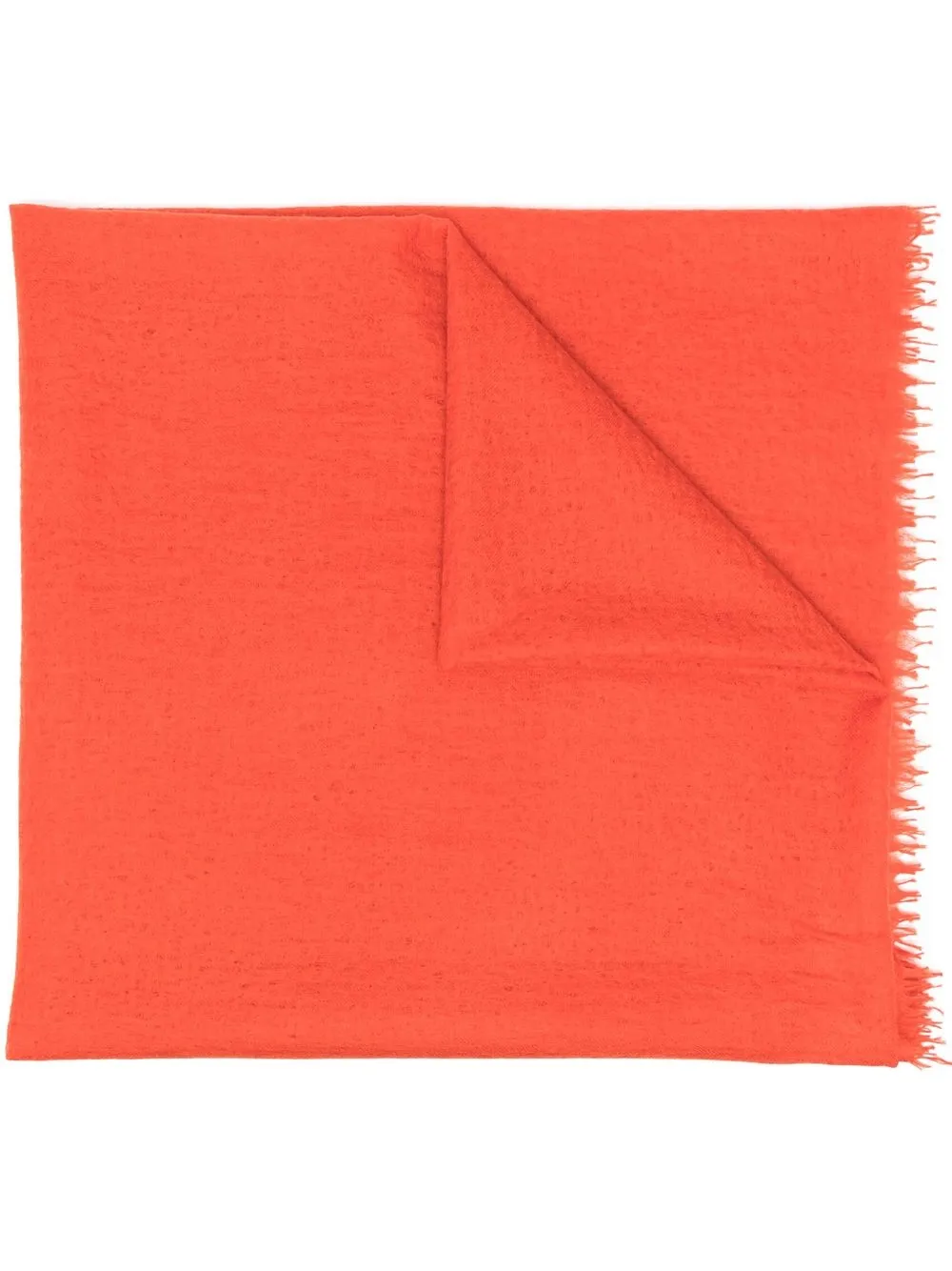 

Isabel Marant fringed-edge cashmere scarf - Orange