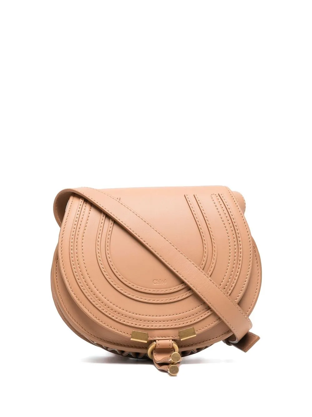 

Chloé Marcie leather shoulder bag - Neutrals