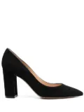 Gianvito Rossi Piper 85mm suede pumps - Black