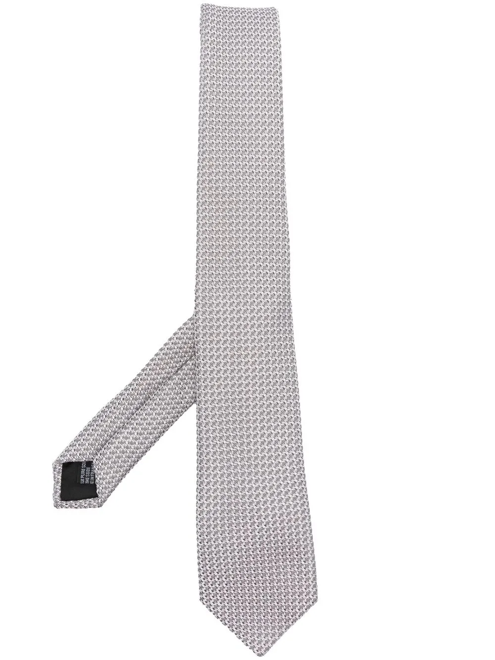 

Lanvin interwoven silk tie - Grey