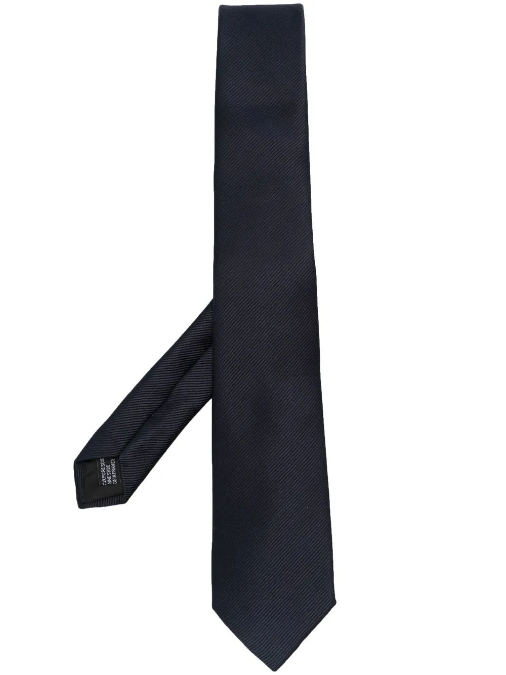 

Lanvin textured silk tie - Blue