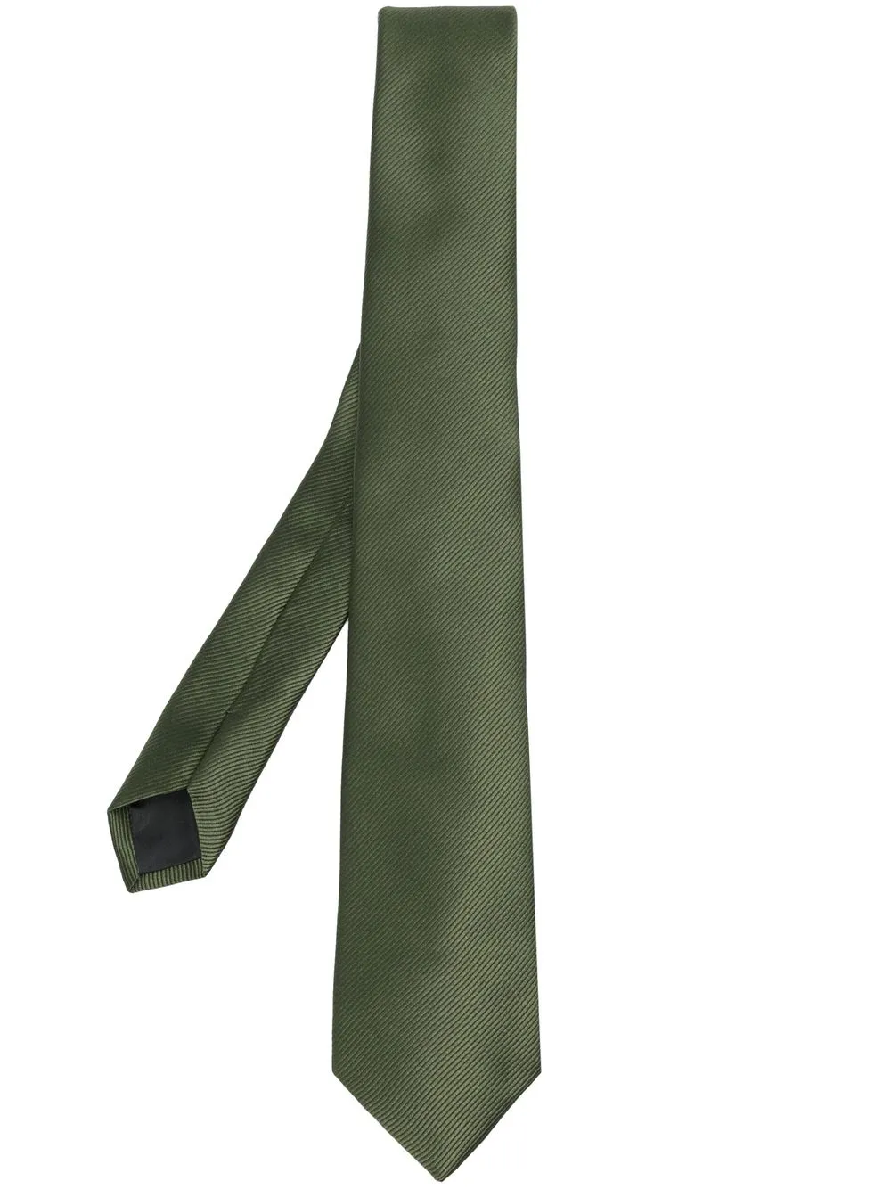 

Lanvin corbata de seda de canalé - Verde