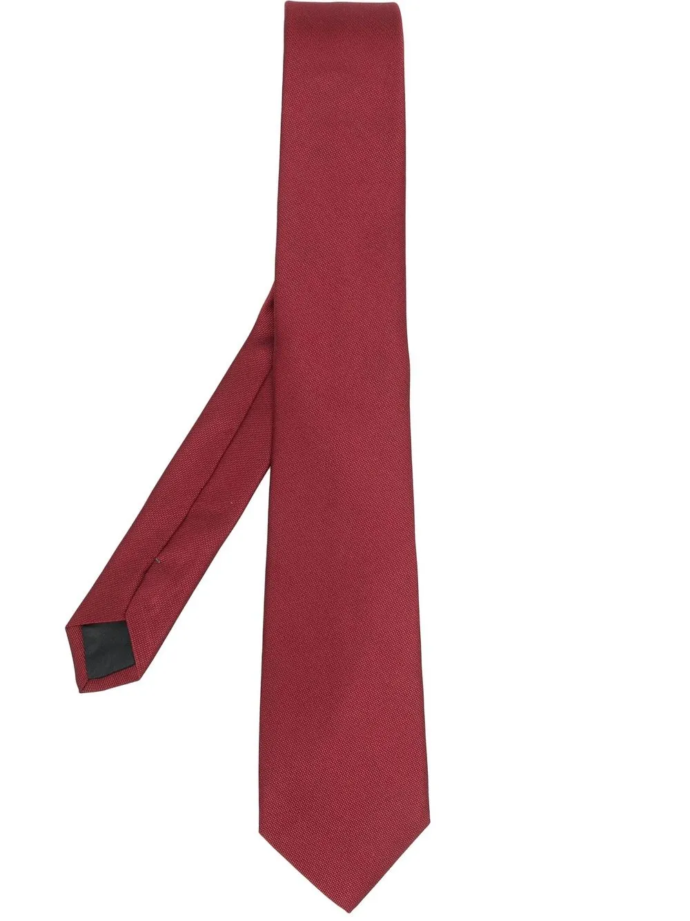 

Lanvin corbata de seda con diseño bordado - Rojo