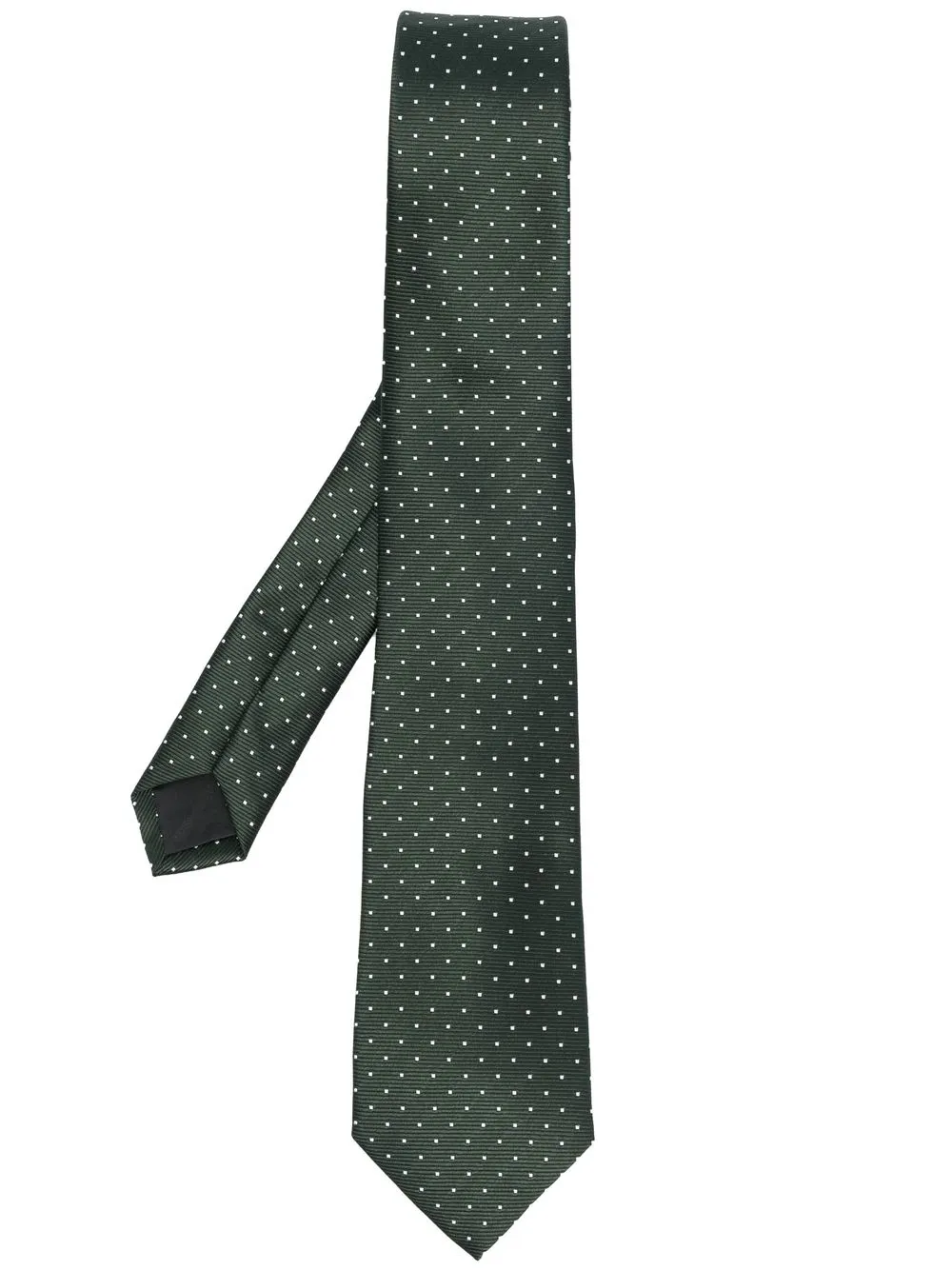 

Lanvin corbata de seda con diseño bordado - Verde