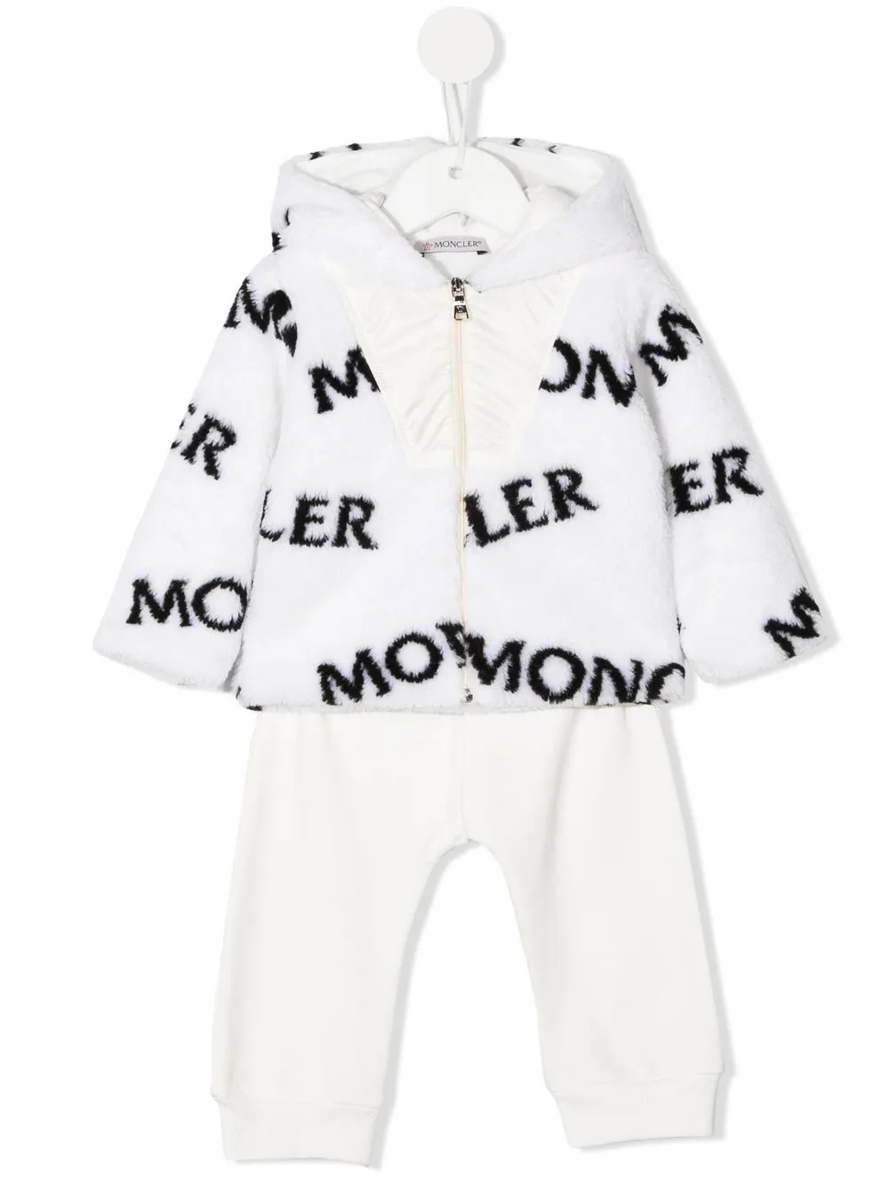 

Moncler Enfant traje deportivo con logo - Negro