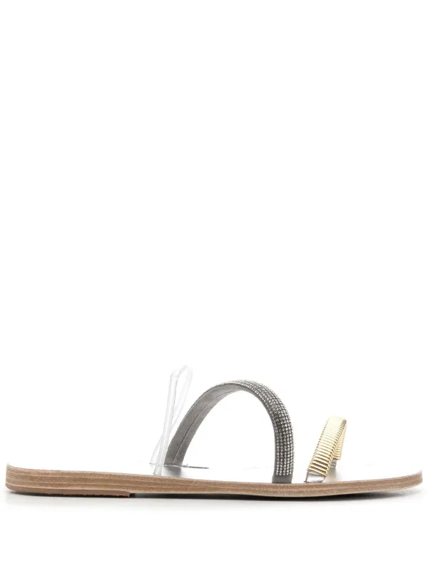 ANCIENT GREEK SANDALS】シルバーサンダル Ancient Greek