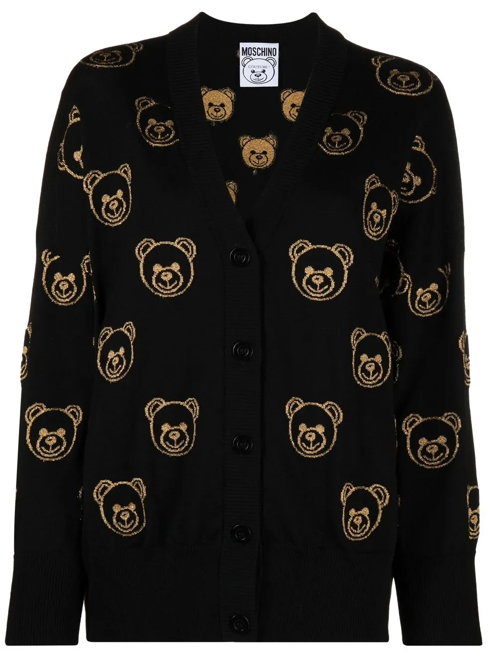 

Moschino cárdigan con motivo Teddy Bear - Negro